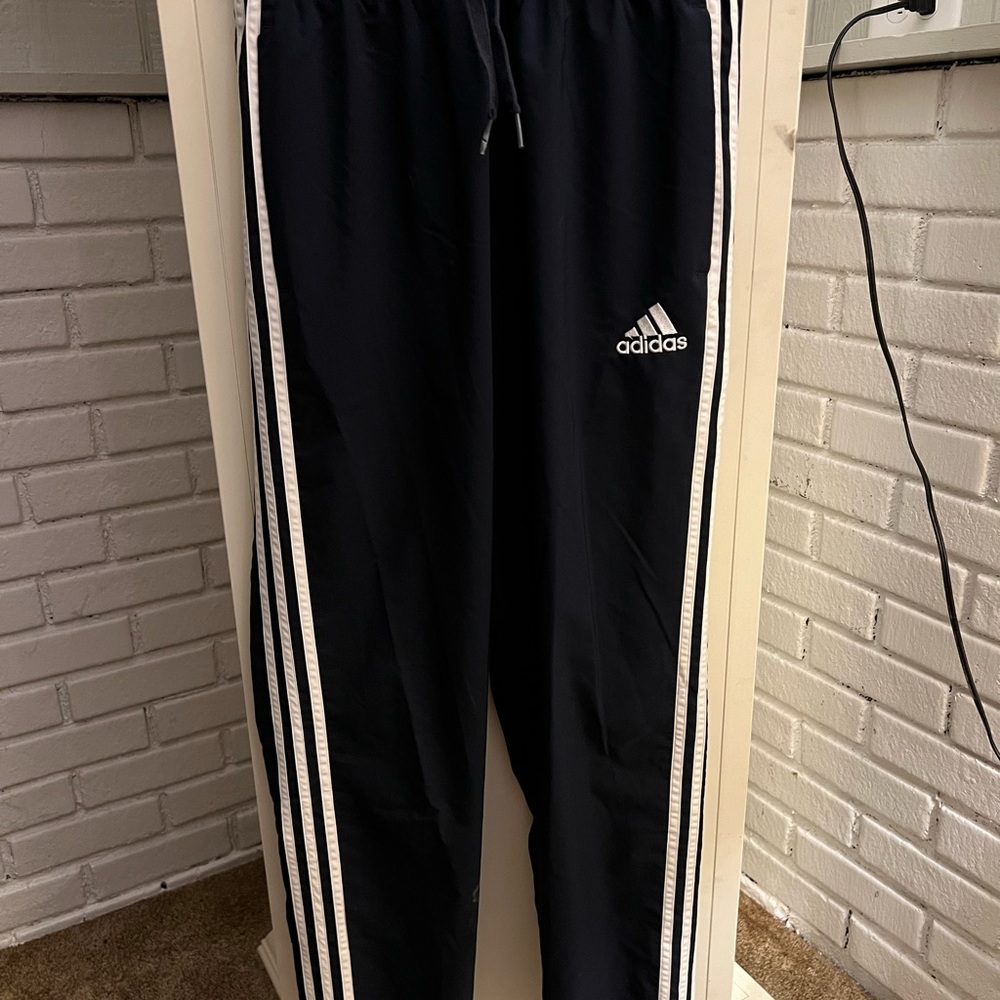 Womens Black Adidas Track Pants